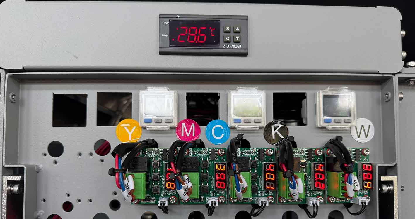 Dynamiczny system termoregulacji uk?adu atramentowego